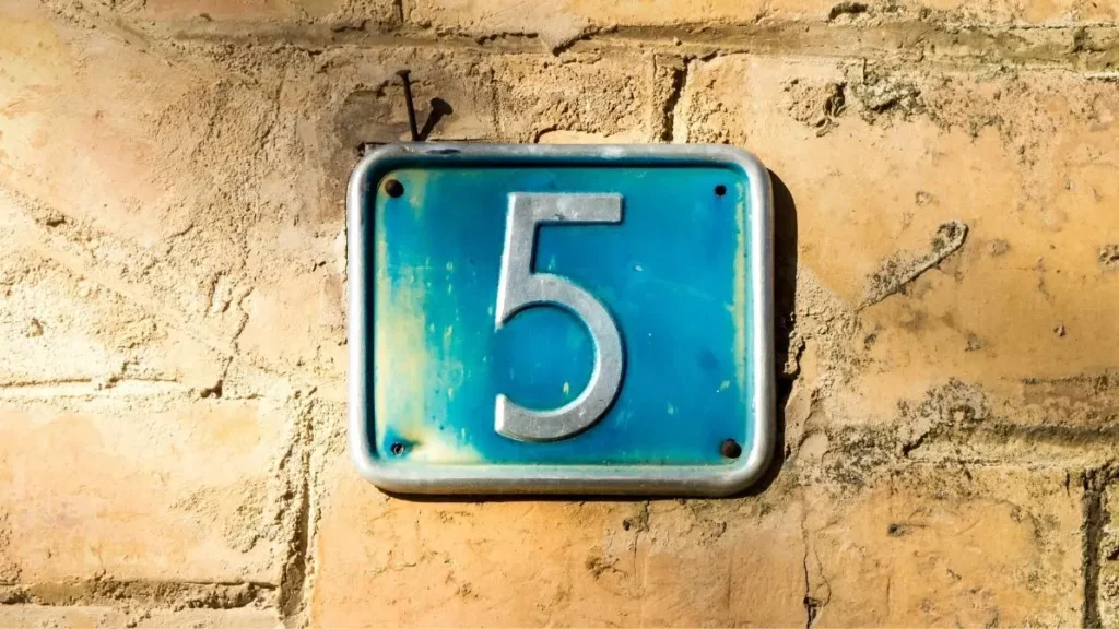 el número 5